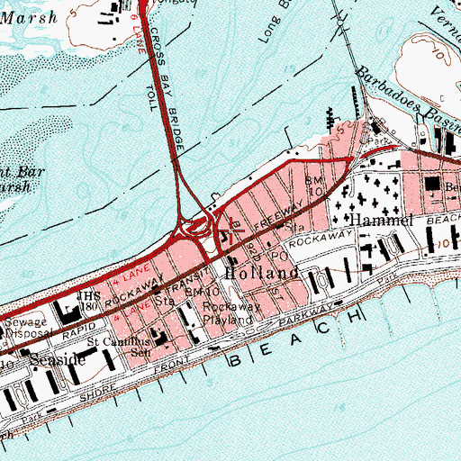 Topographic Map of First Congregational Church, NY