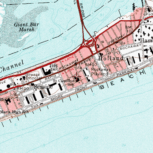 Topographic Map of Saint Camillus Church, NY