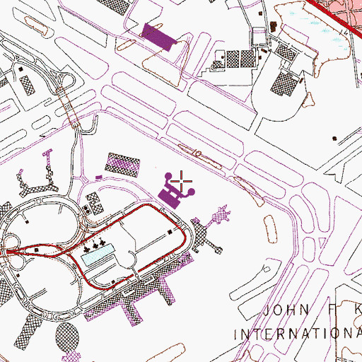 Topographic Map of Terminal 6, NY