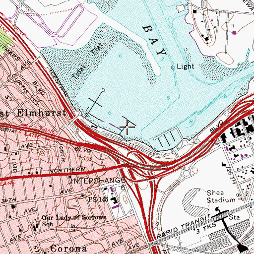 Topographic Map of Pier 2, NY