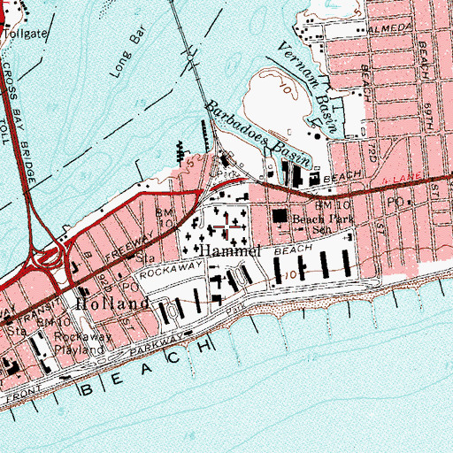 Topographic Map of Hammel, NY