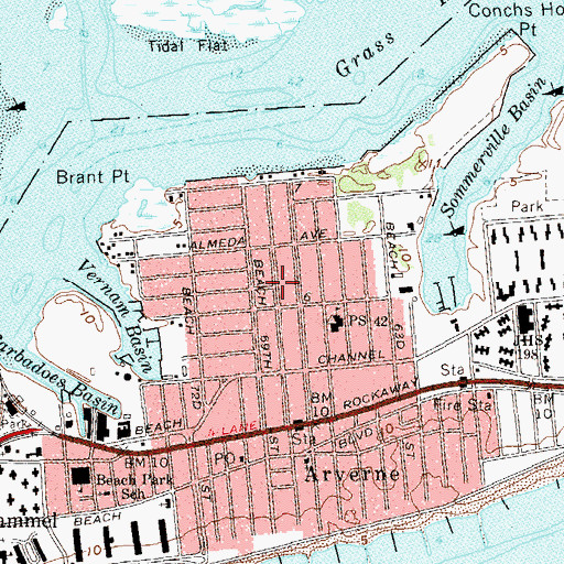 Topographic Map of Somerville, NY