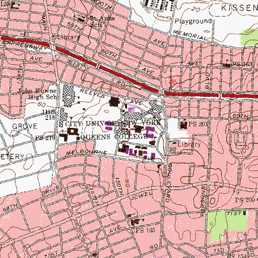 Topographic Map of Campbell Dome, NY