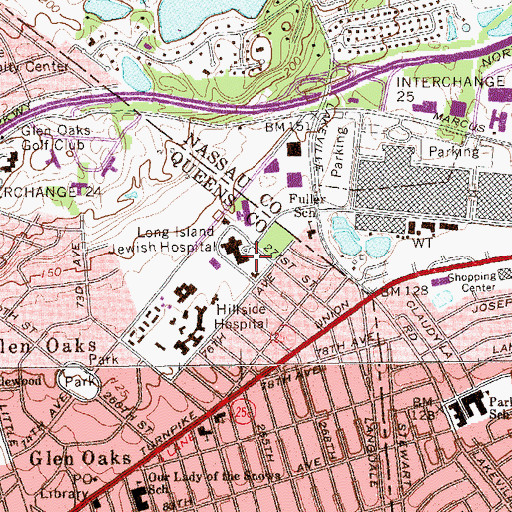 Topographic Map of Ruth and H Bert Mack Family MRI Center, NY