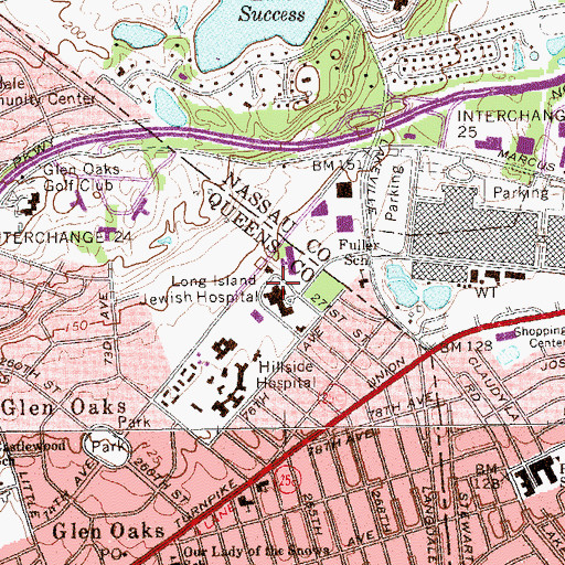 Topographic Map of Saul and Evelyn Epstein Teaching Center, NY