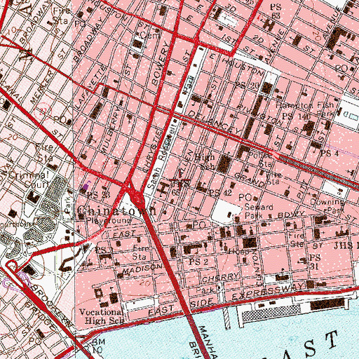Topographic Map of Hester - Allen Turnkey Housing, NY