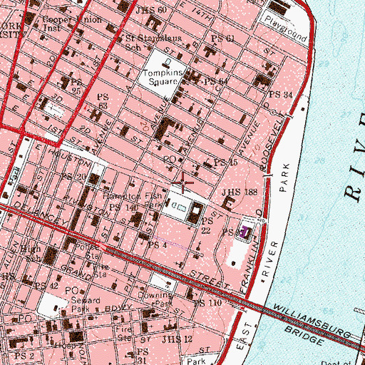 Topographic Map of Hartman Triangle, NY