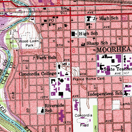 Topographic Map of Aasgaard House, MN