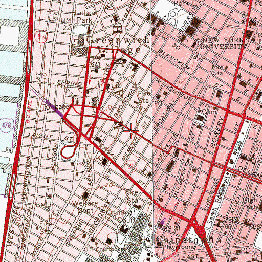 Topographic Map of Gunther Building, NY
