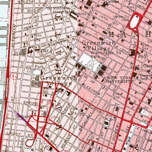 Topographic Map of Lower West Side Children's Center, NY
