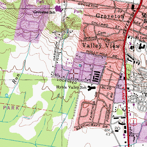 Topographic Map of Mondloch House, VA