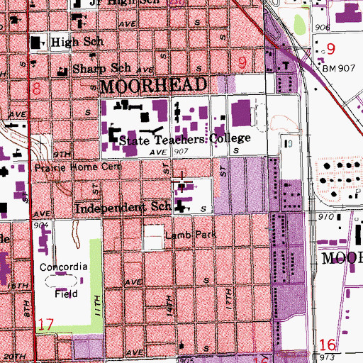 Topographic Map of Our Redeemer Lutheran Church, MN