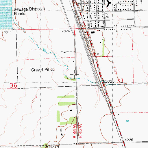 Topographic Map of Assumption Church, MN
