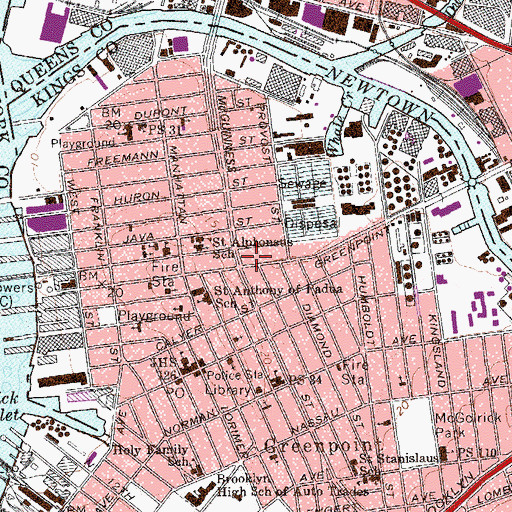 Topographic Map of Fire Department New York Engine 238 Ladder 106, NY
