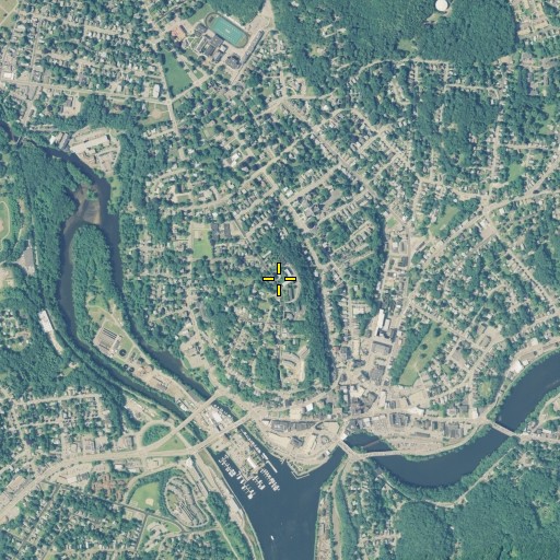 Aerial/Satellite Image of Jail Hill, CT