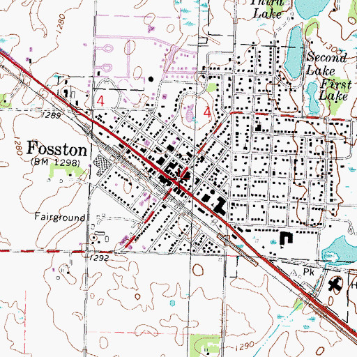 Topographic Map of West View Court, MN