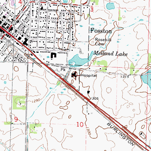 Topographic Map of Dakota Clinic, MN