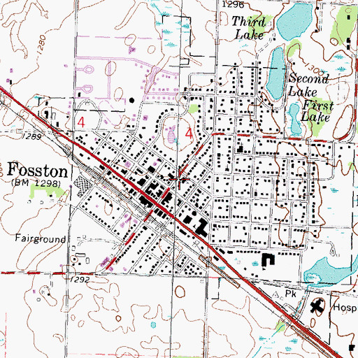 Topographic Map of Kingo Lutheran Church, MN