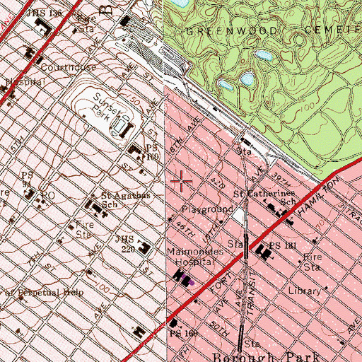 Topographic Map of Alku Toinen, NY