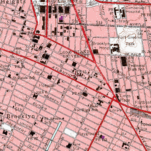 Topographic Map of Byelorussian Autocephalic Orthodox Church, NY