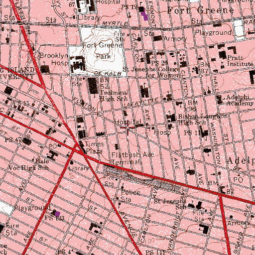 Topographic Map of Cuyler Park, NY