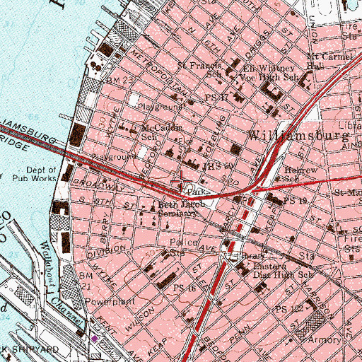 Topographic Map of Holy Trinity Church of Ukrainian Autocephalic Orthodox Church In Exile, NY