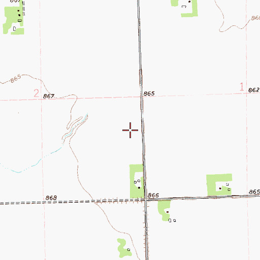 Topographic Map of Pioneer Memorial Care Center, MN