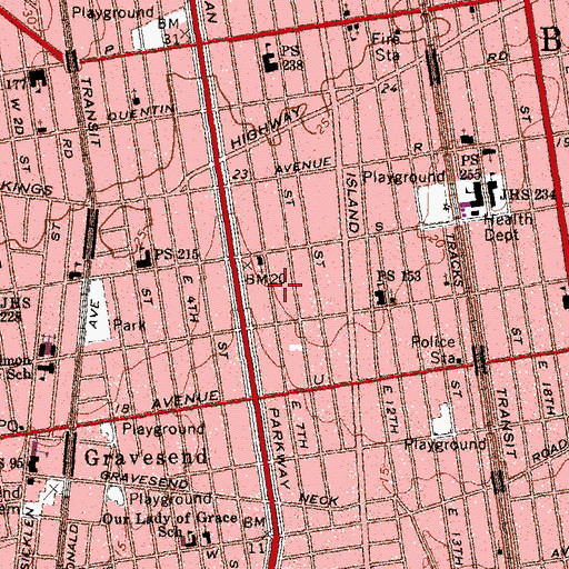 Topographic Map of Ahaba Ve Ahva Yeshiva, NY