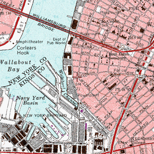 Topographic Map of Be'ikvei Hatzoin, NY