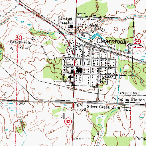 Topographic Map of The Church of Jesus Christ of Latter Day Saints, MN