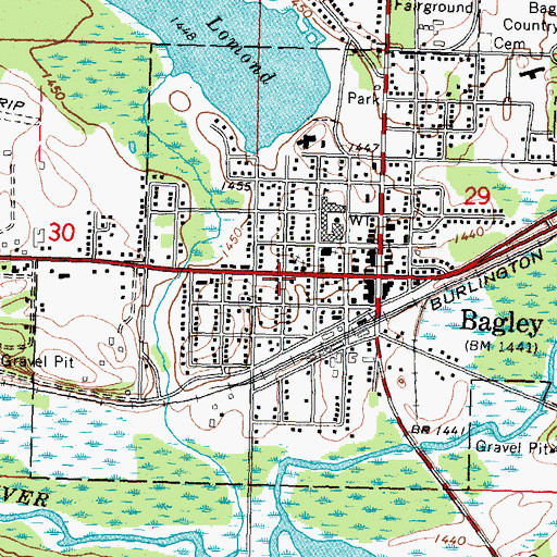 Topographic Map of Redeemer Lutheran Church, MN