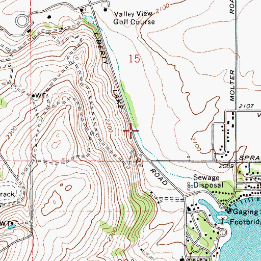 Topographic Map of Mulsh Grove, WA