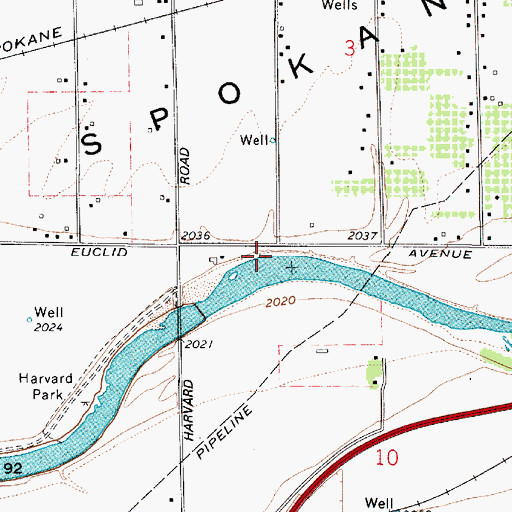 Topographic Map of Yuts'mn Flat, WA