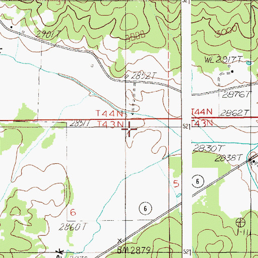 Topographic Map of Chetche'mch'm Meadow, ID