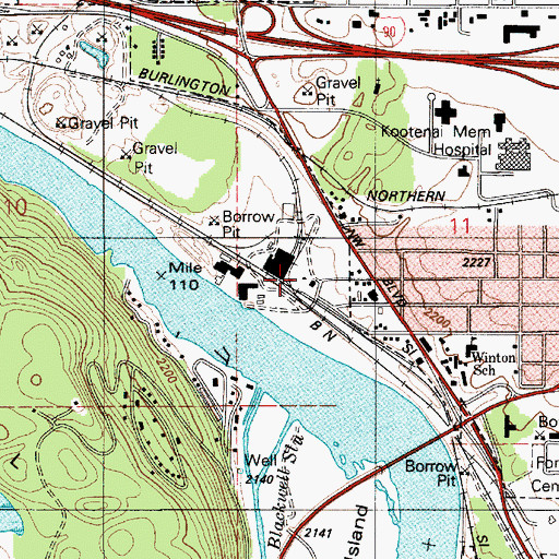 Topographic Map of Sm??ene' Flat, ID