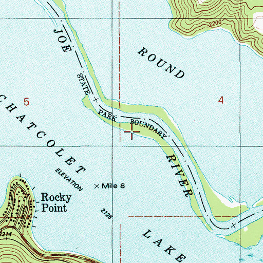 Topographic Map of Ch'mi'wes Flat, ID