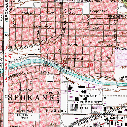 Topographic Map of Hn(wa'(we'elshn (historical), WA