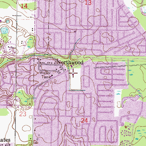 Topographic Map of North Central Florida YMCA, FL