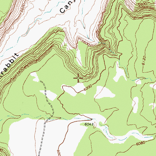 Topographic Map of Inscription House Airport (historical), AZ