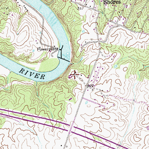 Topographic Map of The Regina Coeli Building, VA