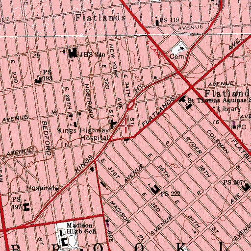 Topographic Map of Zvi Dov Roth Academy of Yesh Rambam, NY