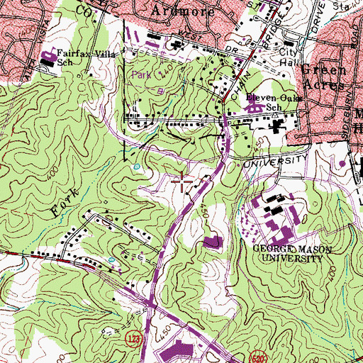 Topographic Map of Field House, VA