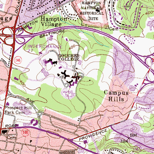 Topographic Map of Thormann Center, MD