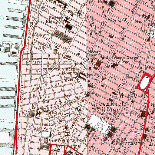 Topographic Map of Mulry Square, NY