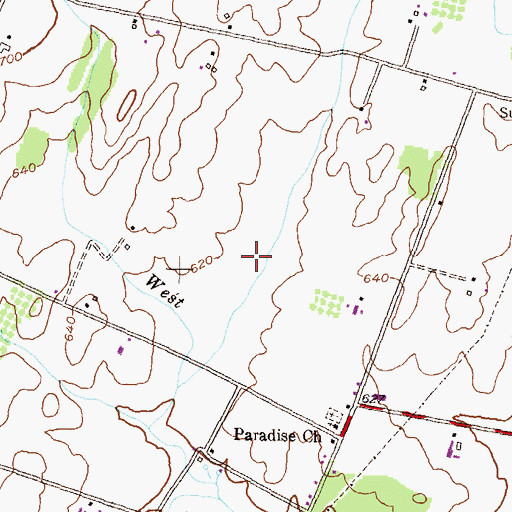 Topographic Map of Coblentz Memorial Hall, MD