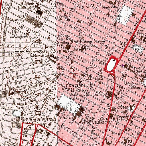 Topographic Map of Butterfield House, NY