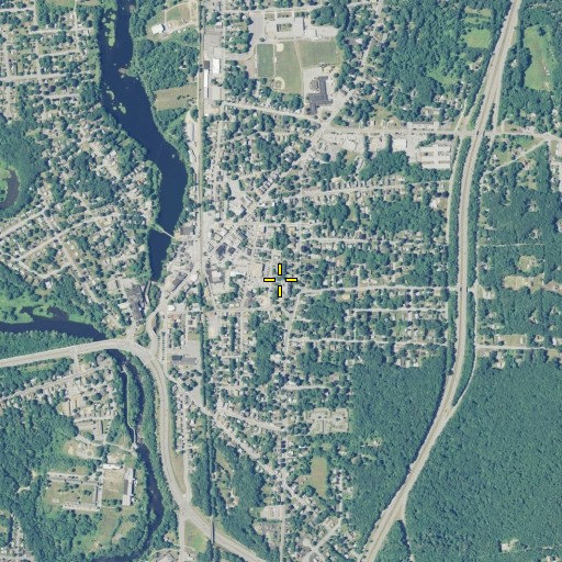 Aerial/Satellite Image of Killingly High School, CT