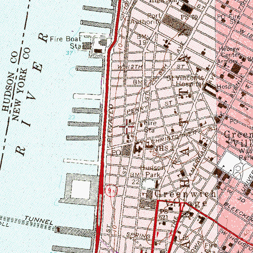 Topographic Map of The Memphis Downtown, NY