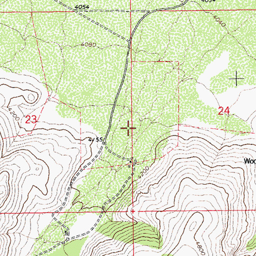 Topographic Map of Buckeye Canyon, AZ
