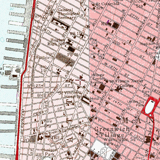 Topographic Map of The Sequoia, NY